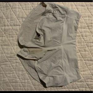 white lululemon shorts!!